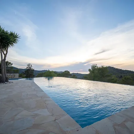 Pla Roig Con Vistas Al Mar Y La Puesta De Sol Villa Sant Joan De Labritja